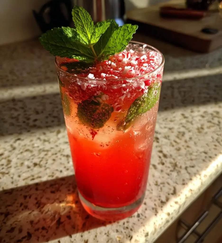 candy cane christmas punch