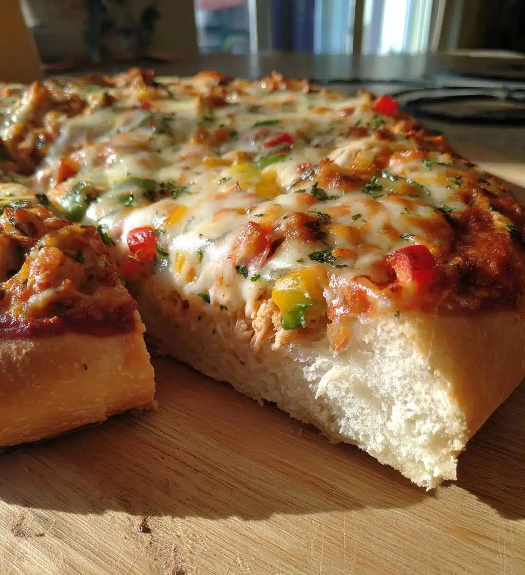 canned chicken pizza crust