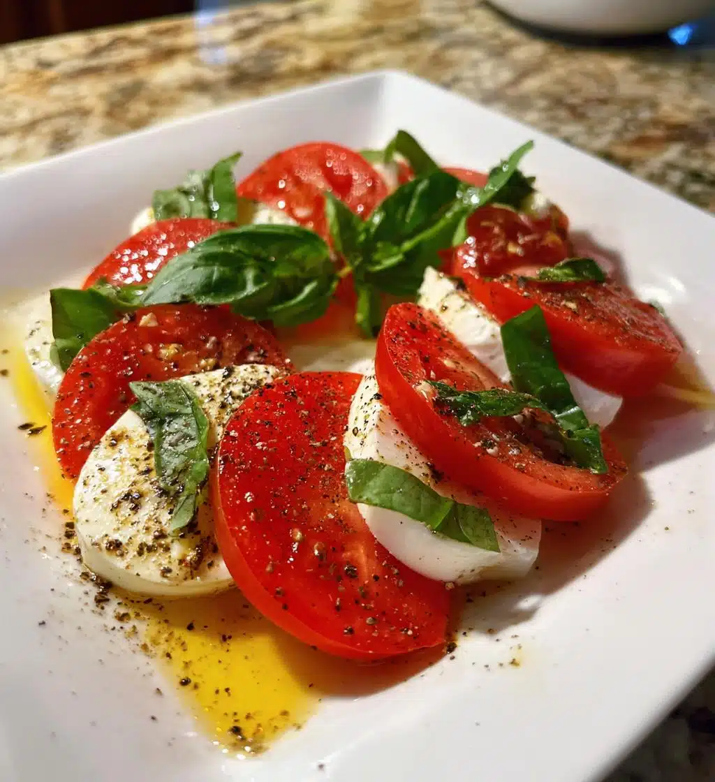 caprese appetizer - detail 1