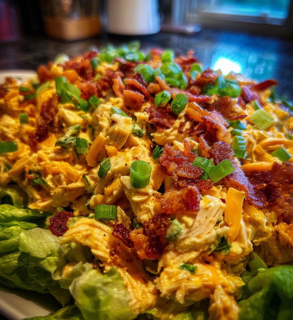carnivore loaded chicken salad