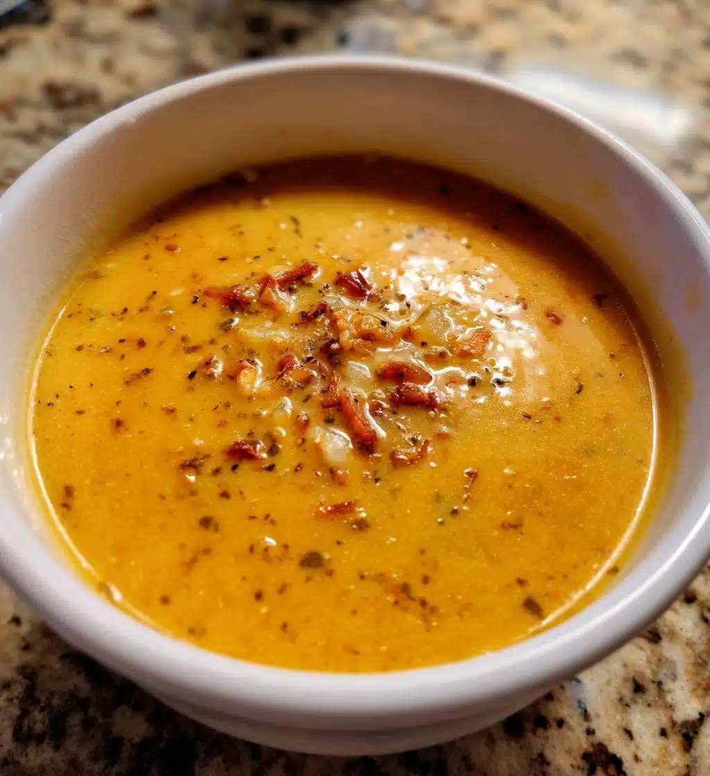 cheddar cauliflower and roasted garlic soup