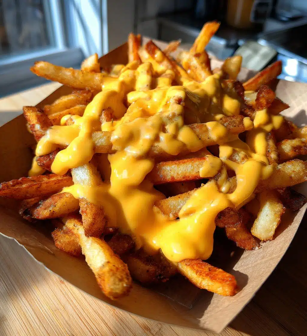 cheese sauce for fries - detail 1