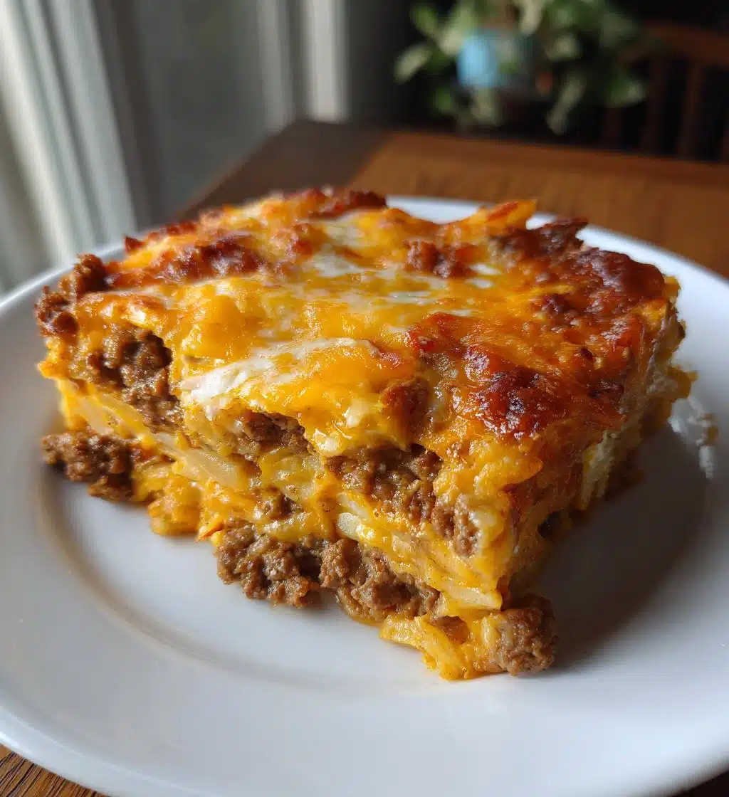 cheeseburger french fry casserole recipe