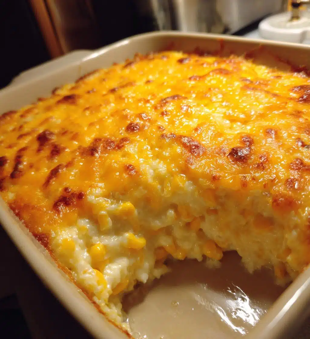 cheesy cream cheese corn casserole - detail 1