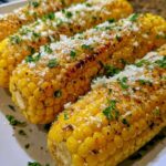 cheesy garlic butter corn on the cob