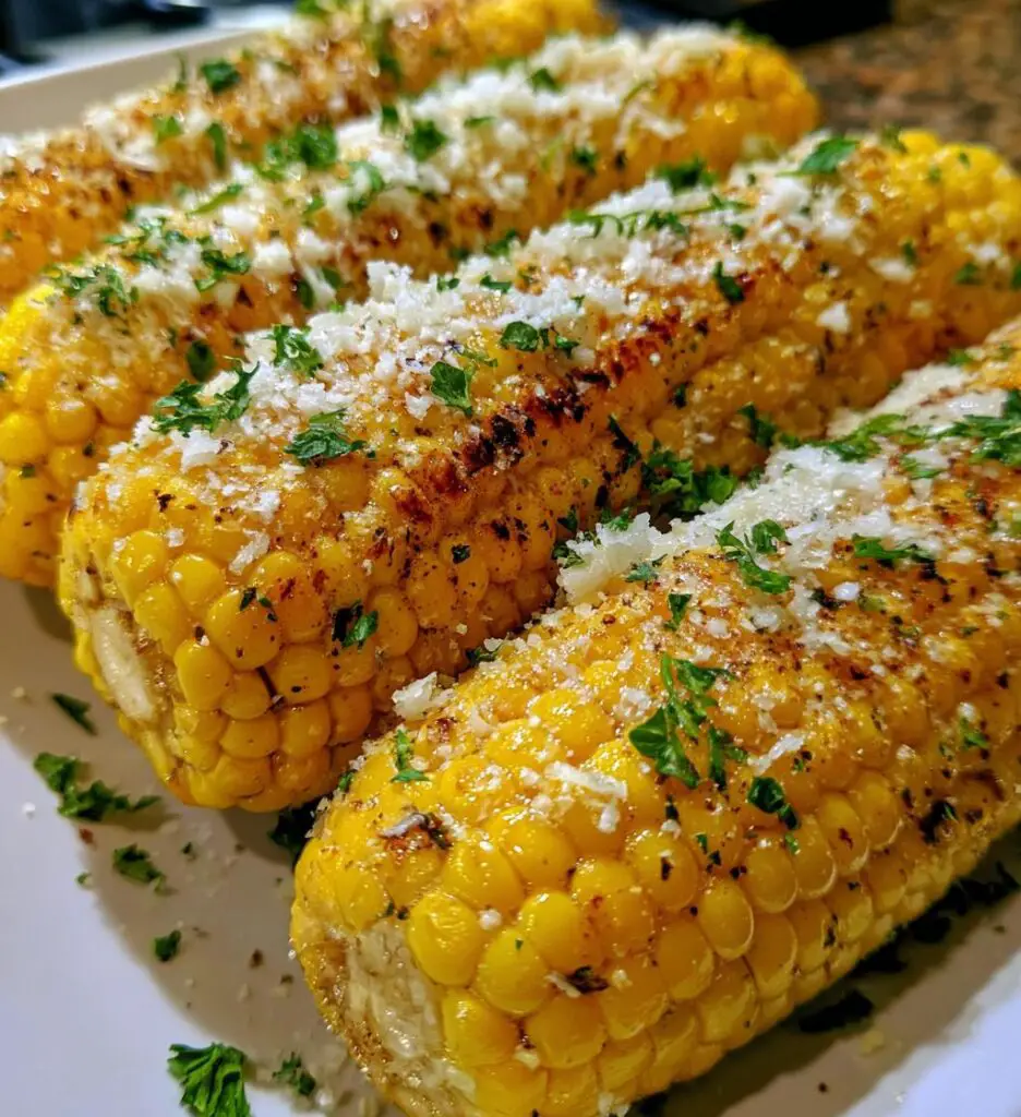 cheesy garlic butter corn on the cob