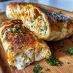 cheesy garlic chicken wraps recipe