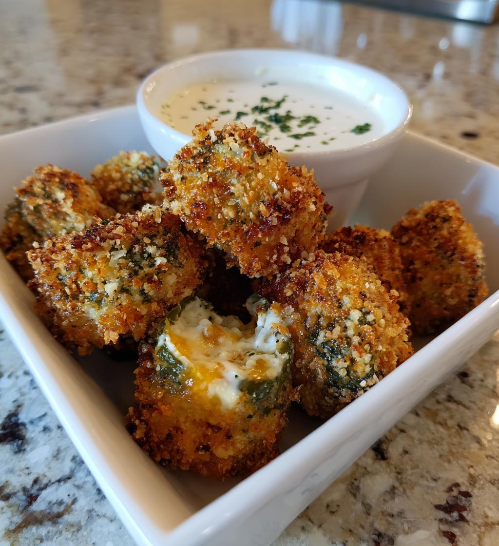 cheesy jalapeno ranch chicken poppers with a creamy dip