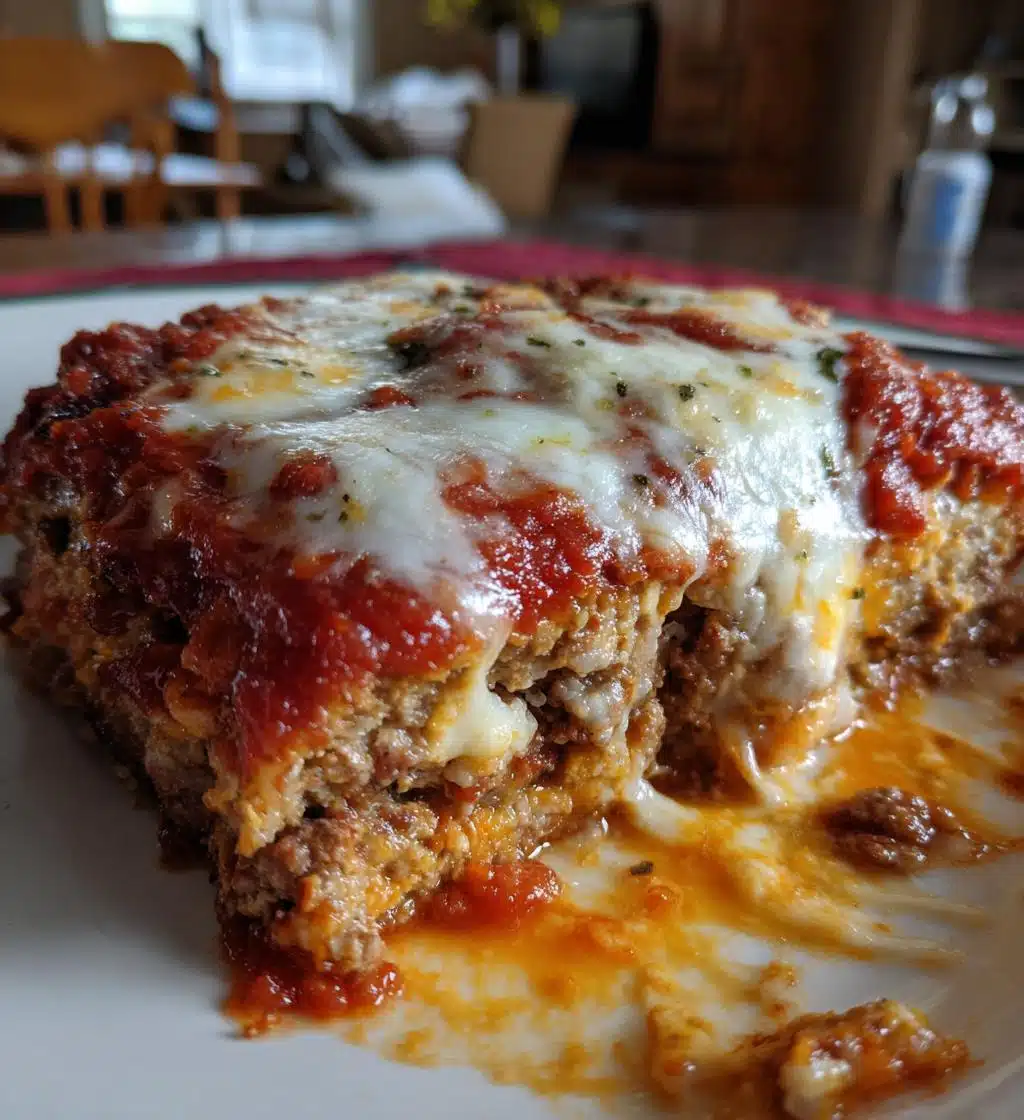 cheesy loaded meatloaf casserole - detail 1