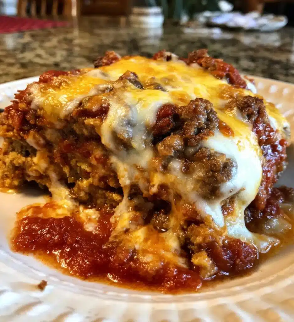 cheesy loaded meatloaf casserole