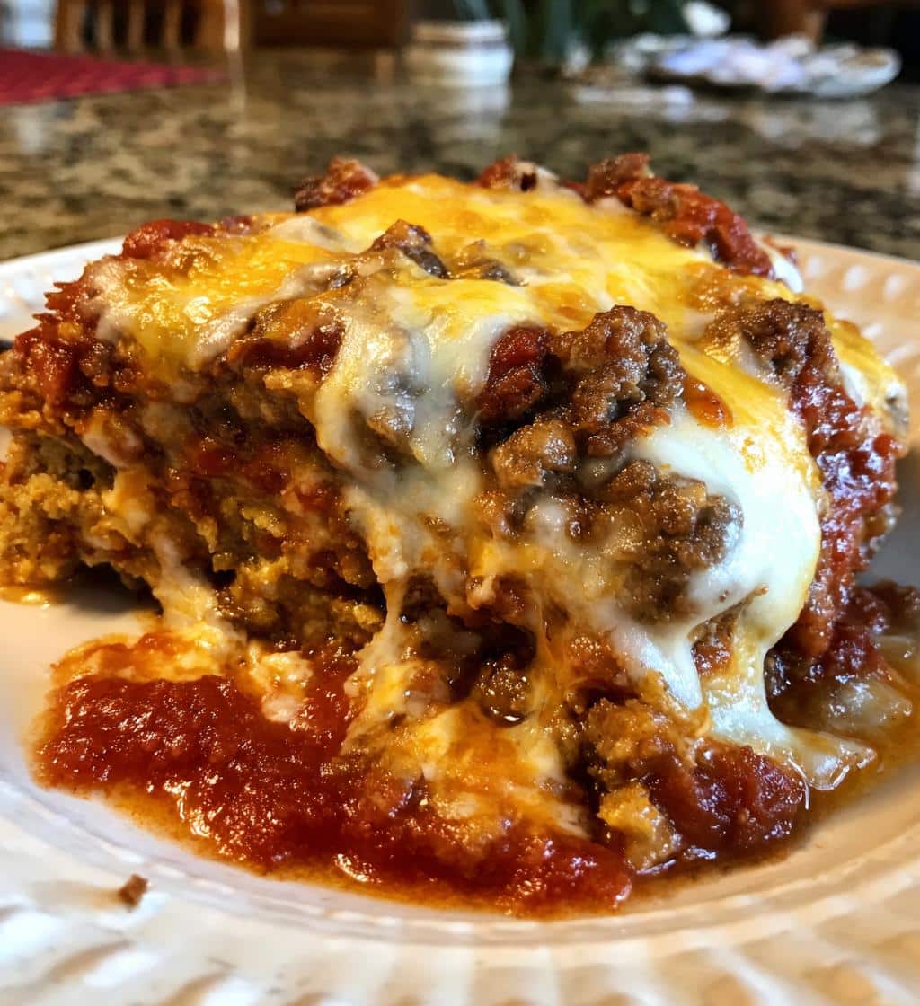 cheesy loaded meatloaf casserole