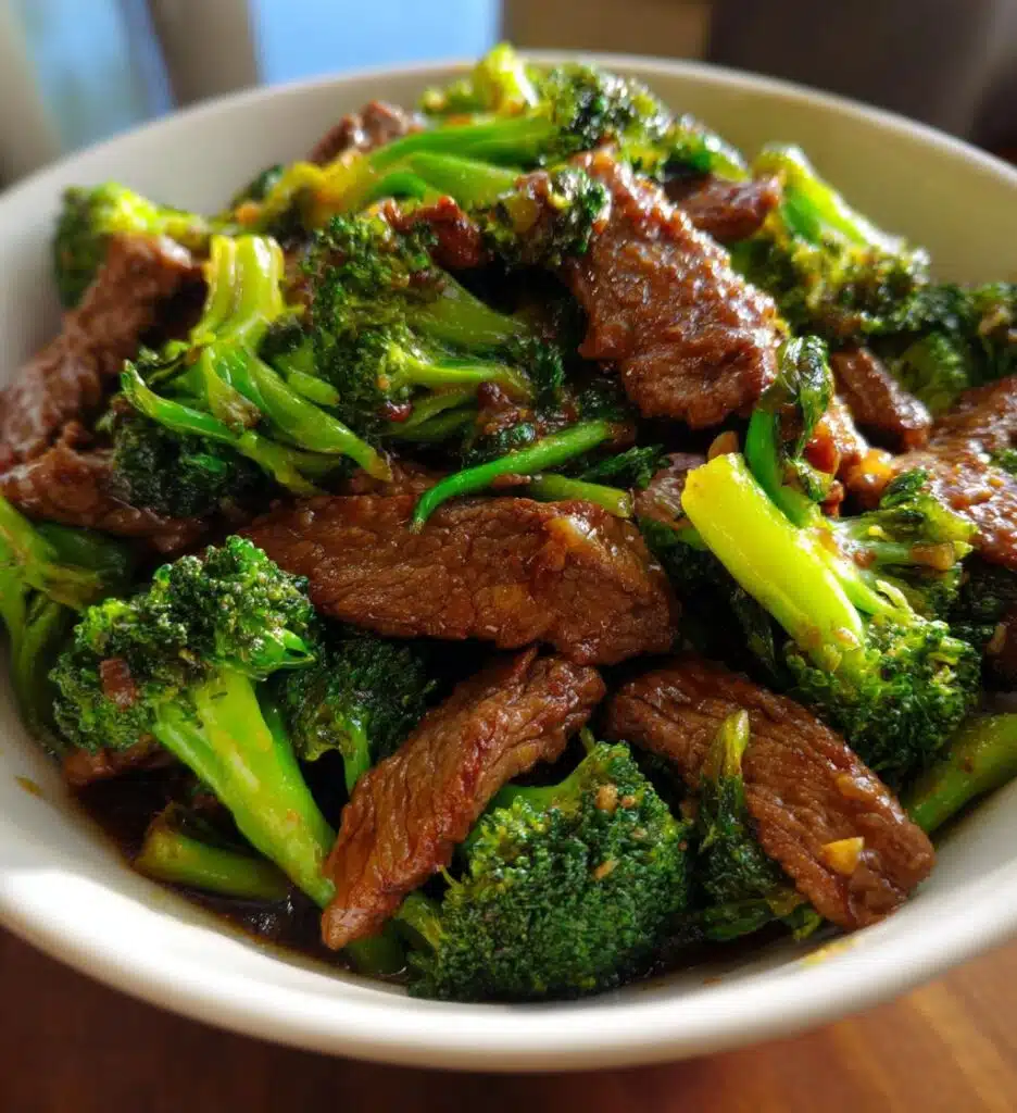 chinese beef and broccoli