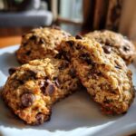 chocolate chip banana oatmeal cookies