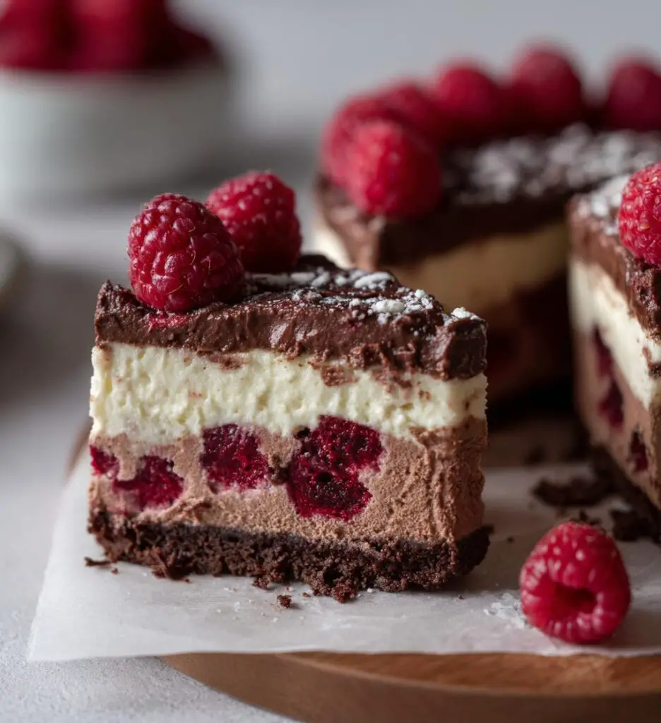 chocolate raspberry mousse cake