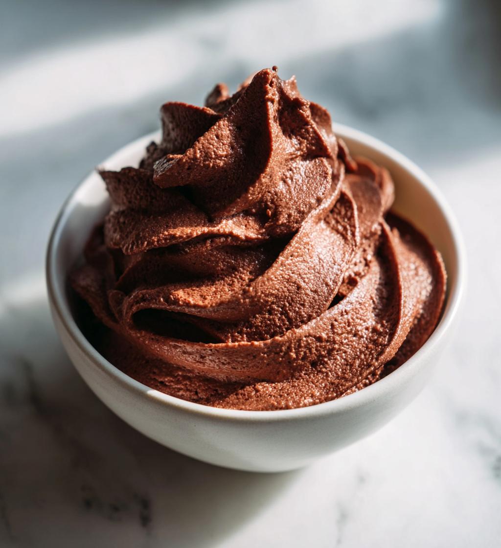 chocolate whipped cream - detail 1