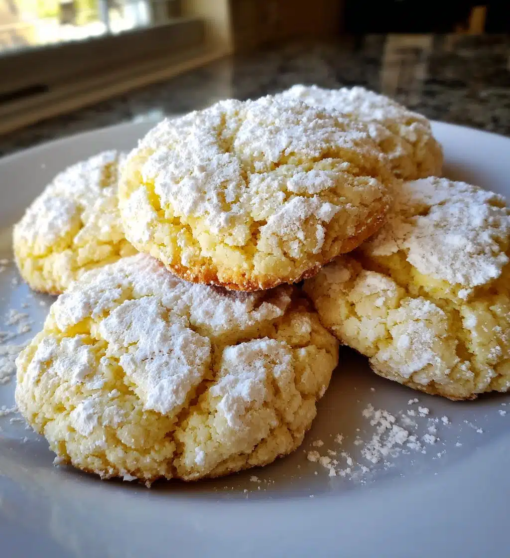 christmas ooey gooey butter cookies - detail 1