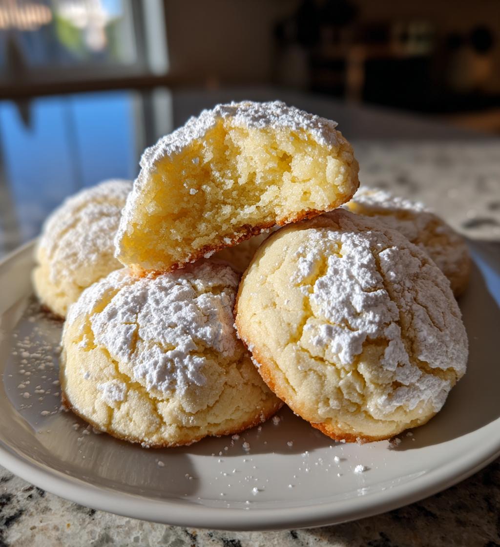 christmas ooey gooey butter cookies
