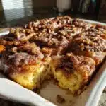 cinnamon roll dump cake