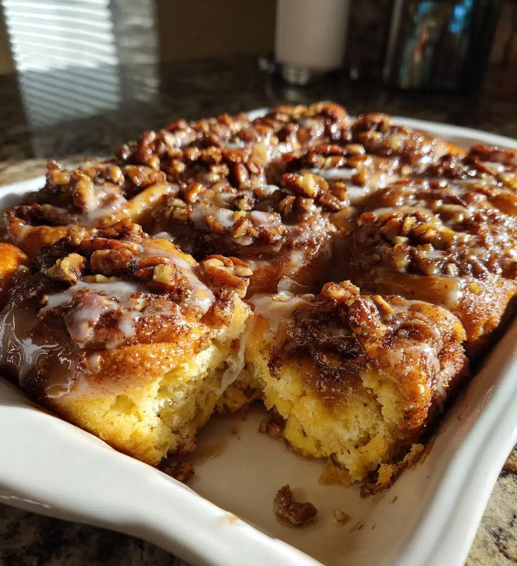 cinnamon roll dump cake