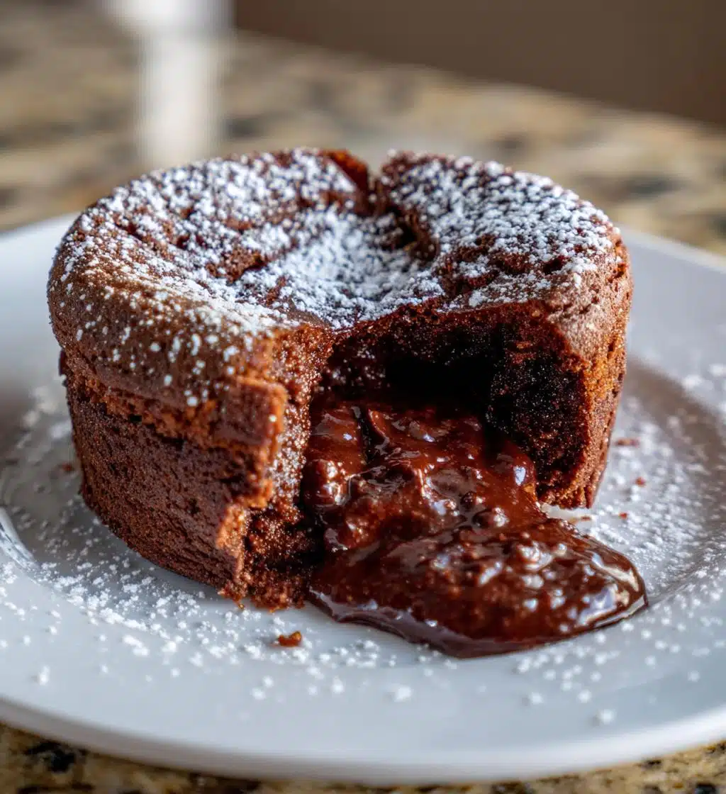 cinnamon spiced chocolate lava cakes recipe - detail 1