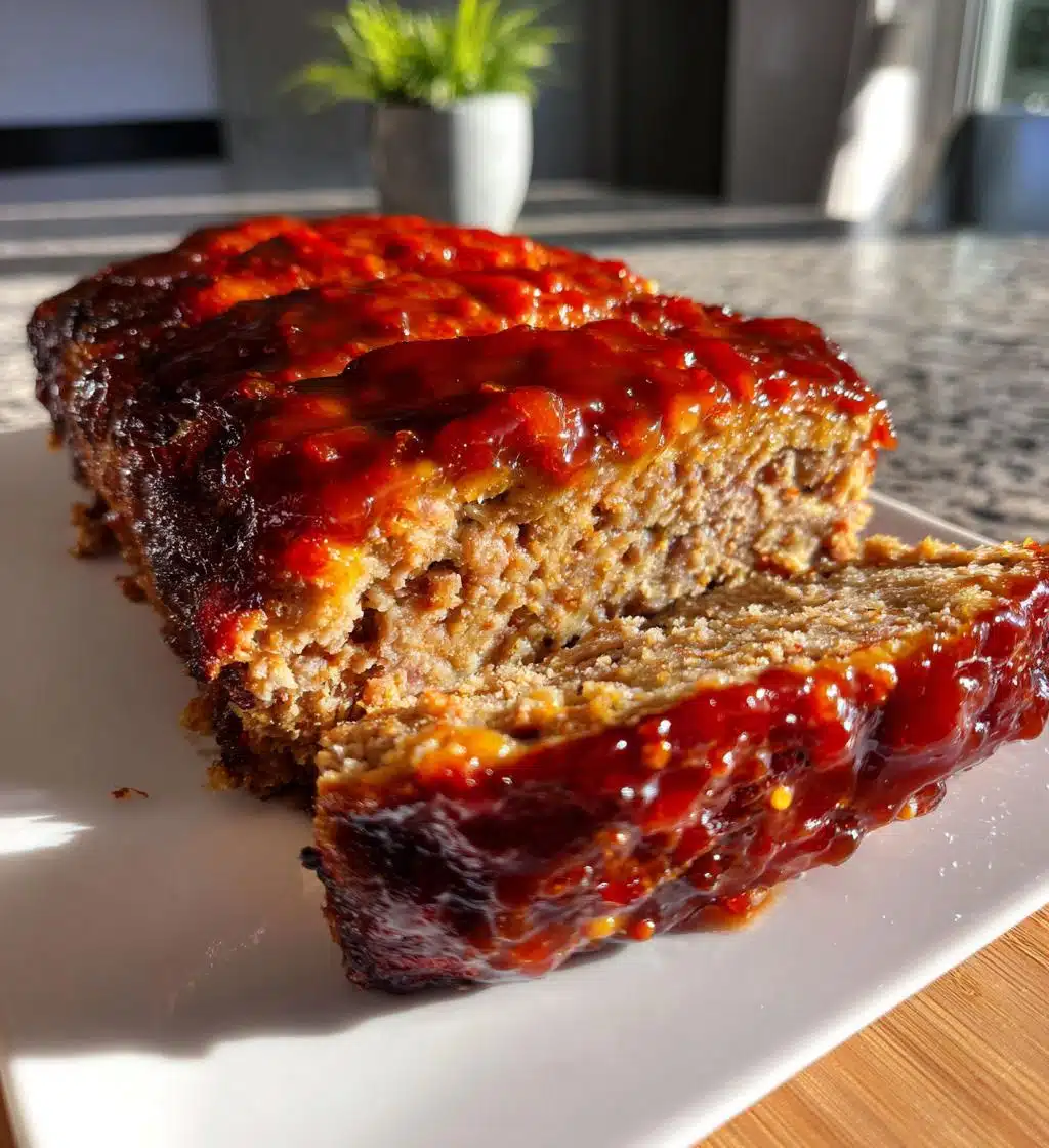 classic meatloaf recipe with sweet glaze - detail 1