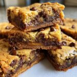 classic peanut butter lunch lady cookie bars