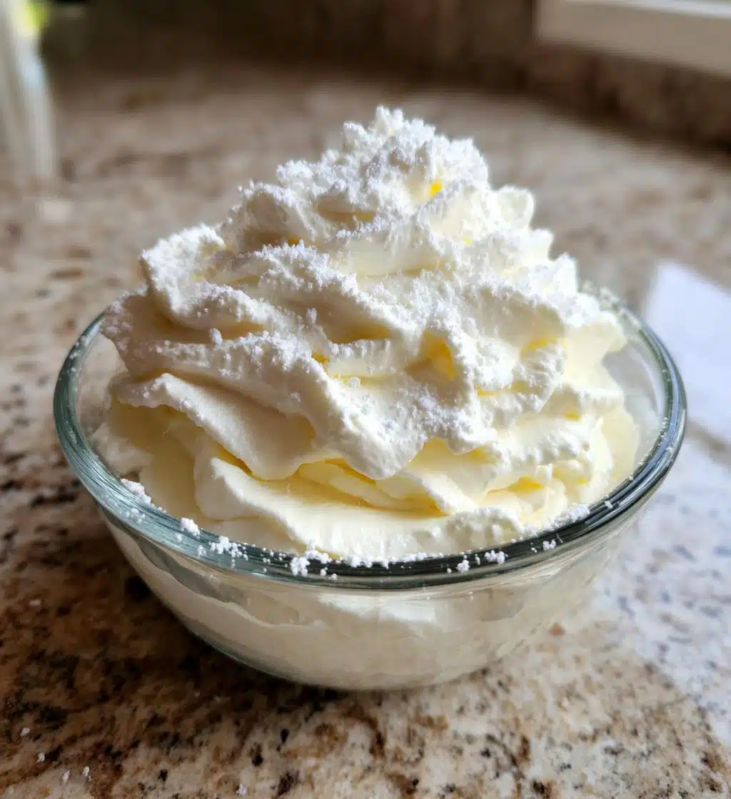 classic vanilla whipped cream - detail 1
