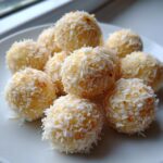 coconut lemon cream cheese truffles