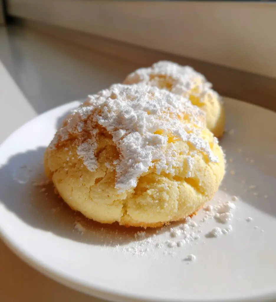 condensed milk snow cookies