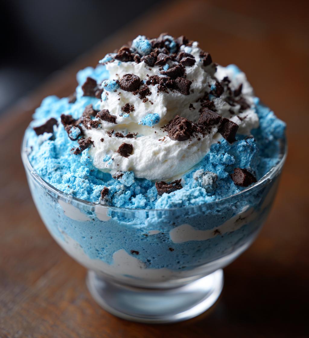 cookie monster fluff the ultimate cookie lovers dessert
