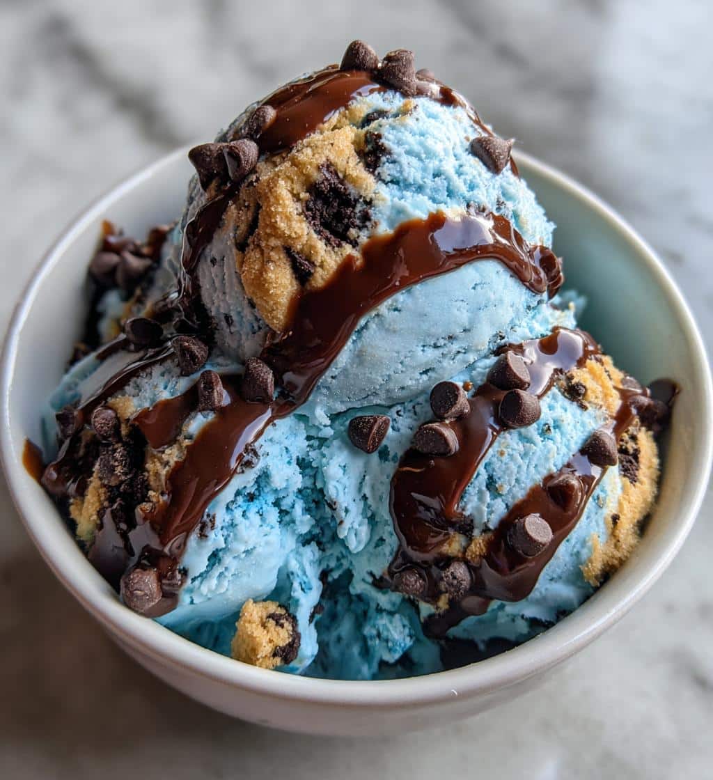 cookie monster ice cream - detail 1