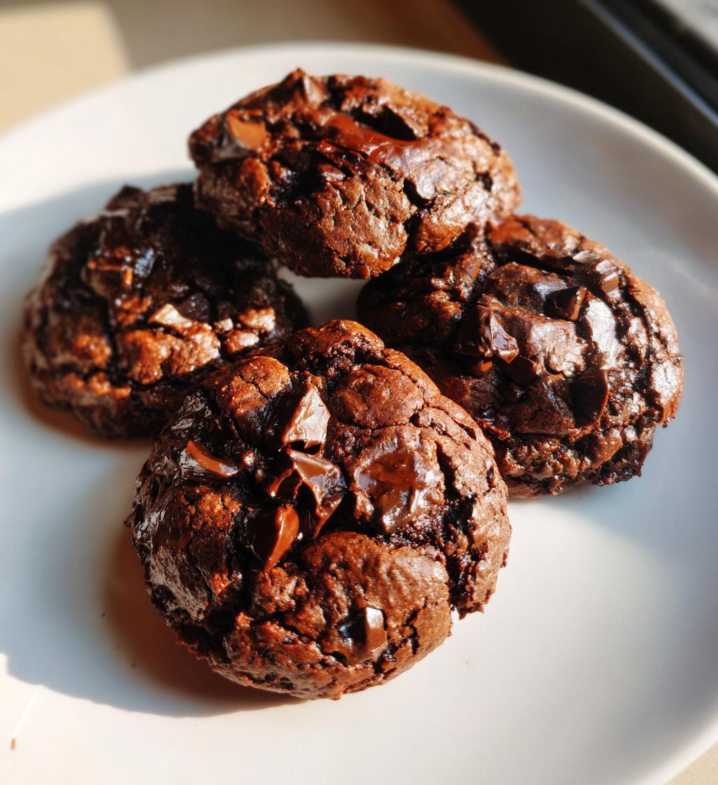 cookies made from brownie mix - detail 1