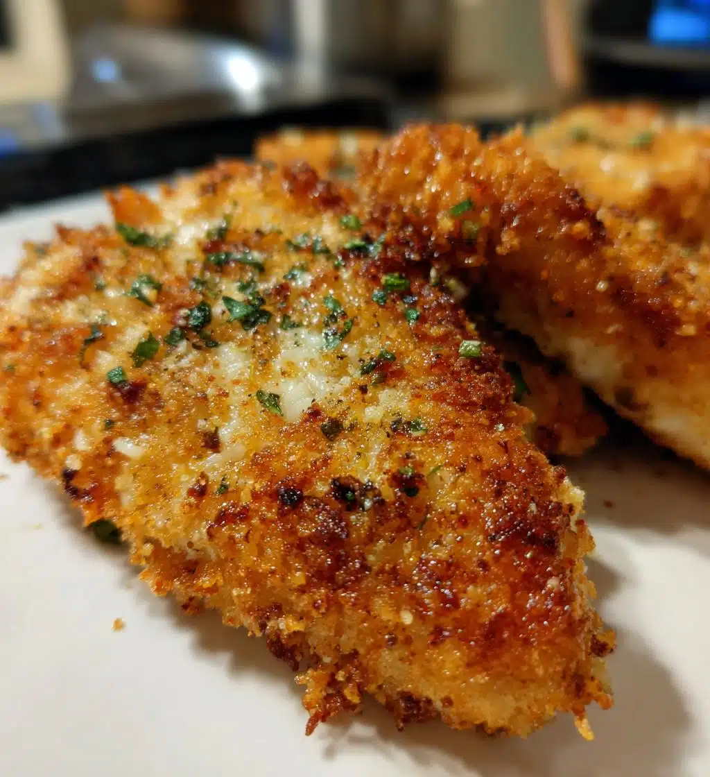 copycat longhorn parmesan chicken - detail 1