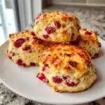 cranberry orange sour cream scones