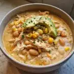 creamy crockpot white chicken chili