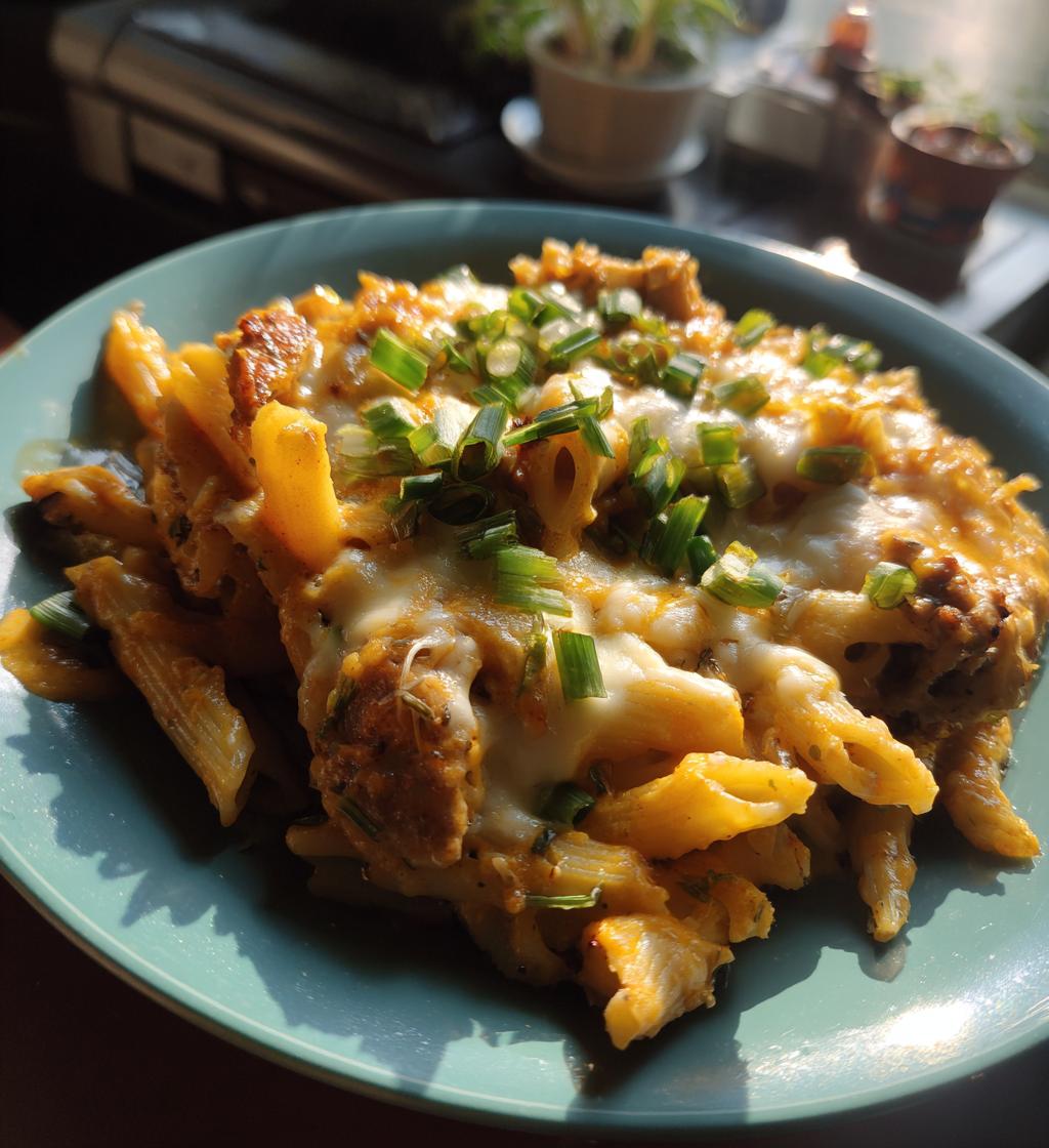 creamy honey buffalo steak pasta bake spicy cheesy irresistible - detail 1