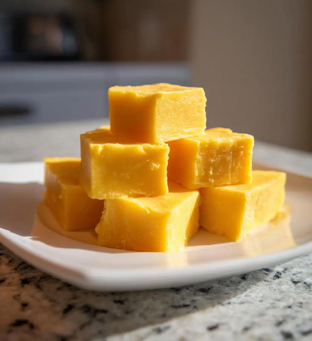 creamy lemon fudge - detail 1