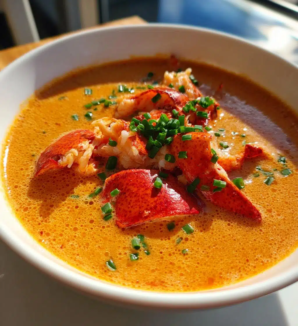 creamy lobster bisque