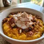 creamy pumpkin oatmeal