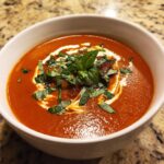 creamy roasted garlic tomato soup