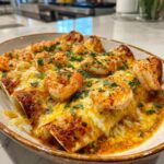 creamy shrimp enchiladas