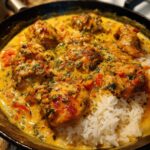 creamy smothered chicken and rice