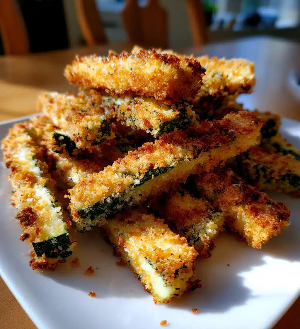 crispy baked parmesan zucchini fries - detail 1