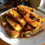 crispy baked parmesan zucchini fries