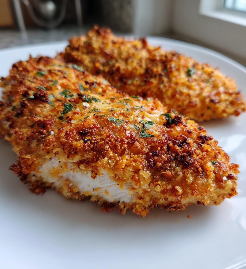 crispy cheddar chicken recipe