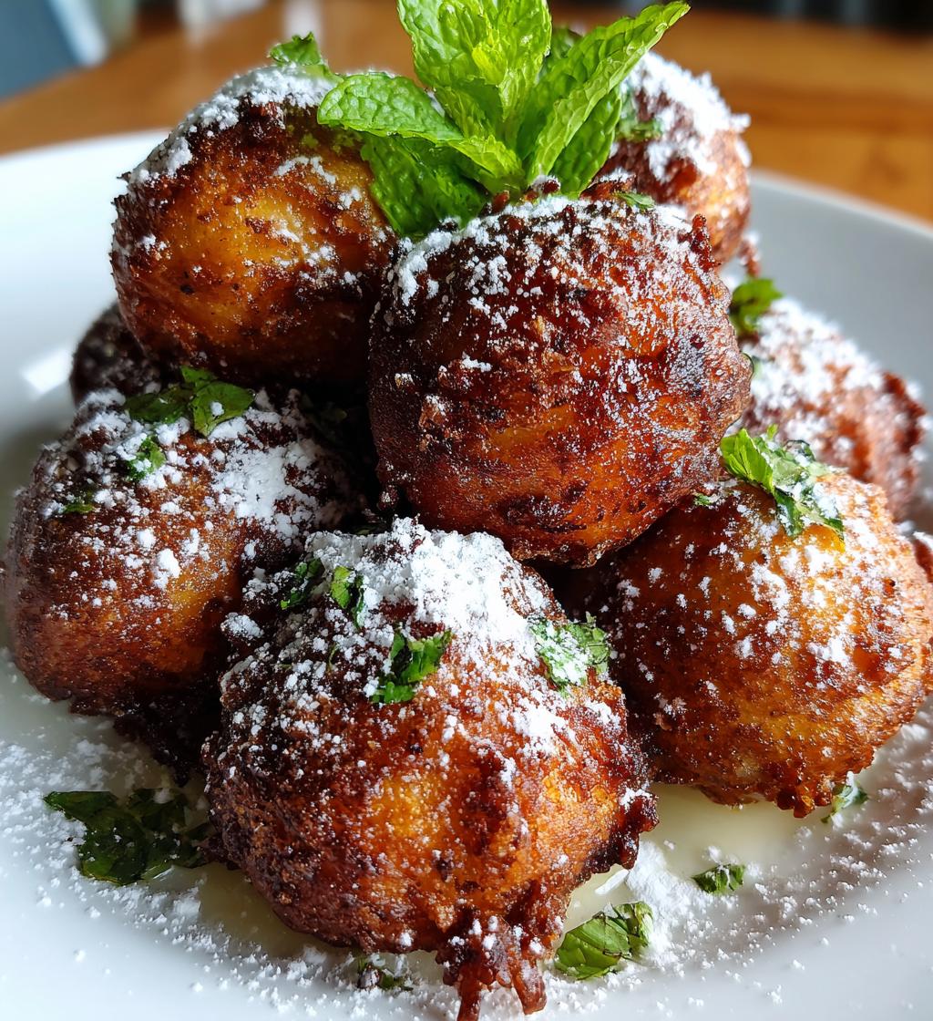 crispy golden italian limoncello ricotta fritters with a hint of fresh mint recipe