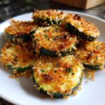 crispy parmesan squash rounds