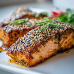 crispy sesame salmon