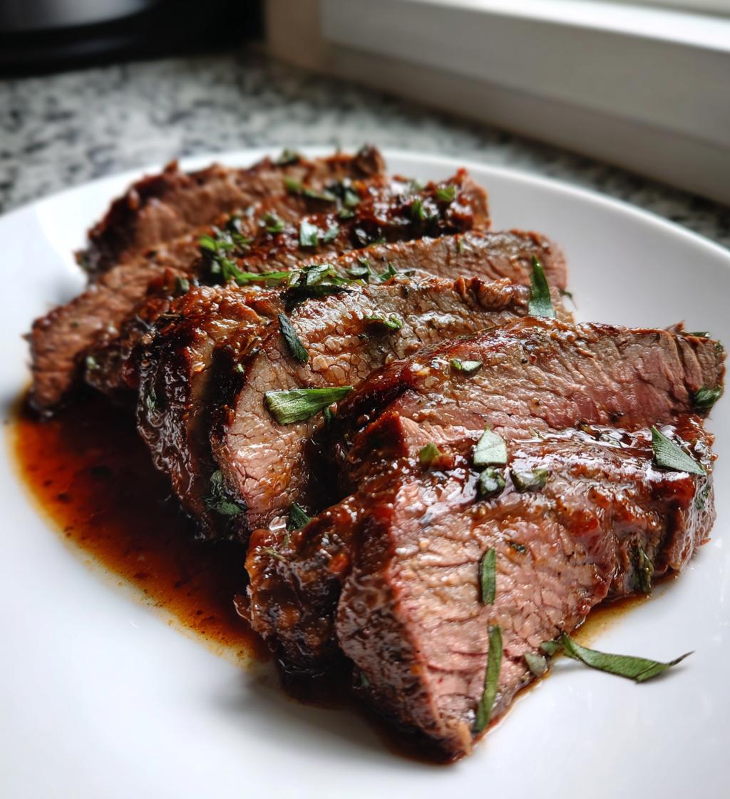 crock pot london broil with ranch dressing