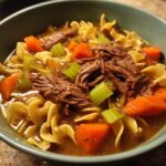 crockpot beef and noodles recipe